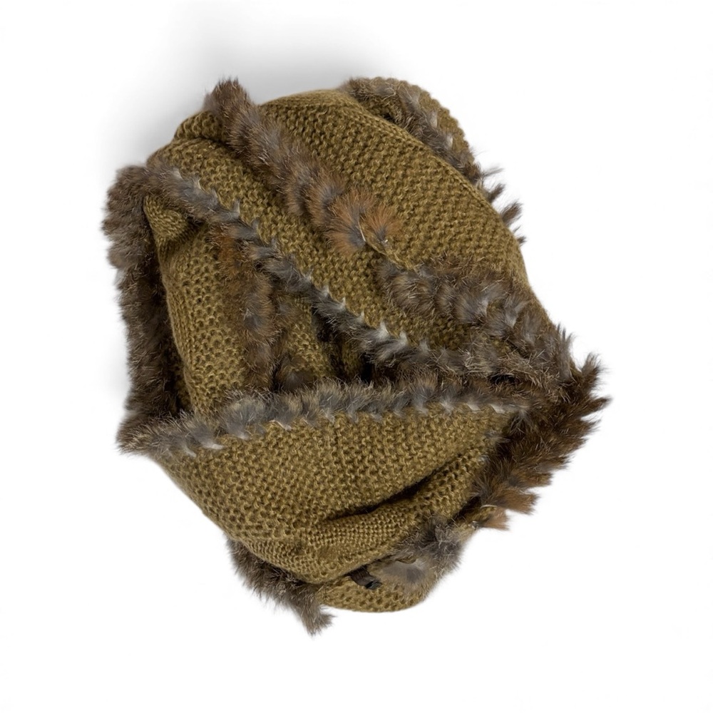 C073 - RUDSAK Infinity Scarf with Rabbit Fur - Picture 5 of 5